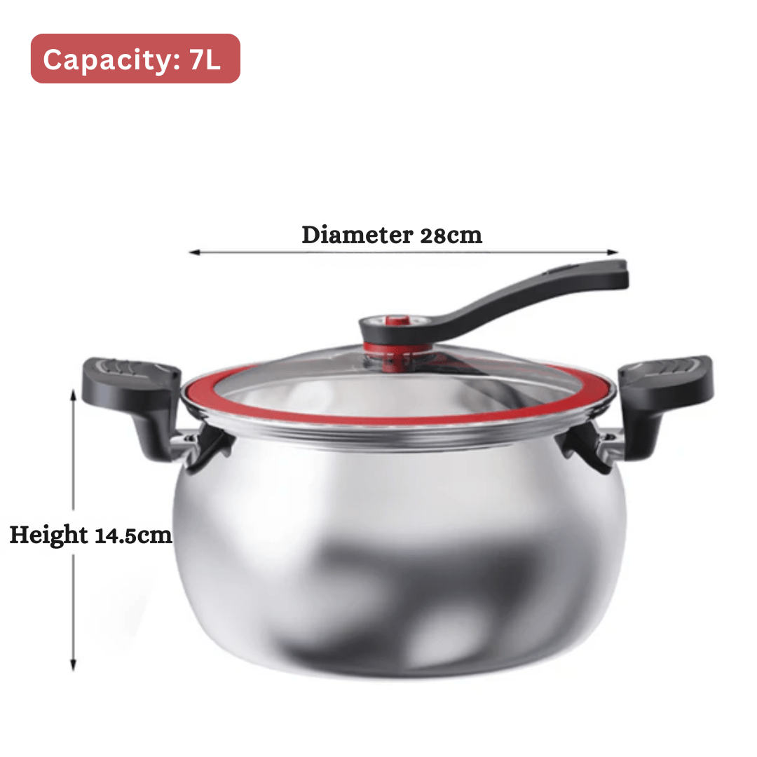 Multi-Use Micro-Pressure Cooker with Handle