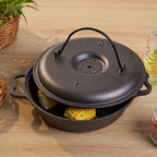 Multi-functional Cast Iron Pot