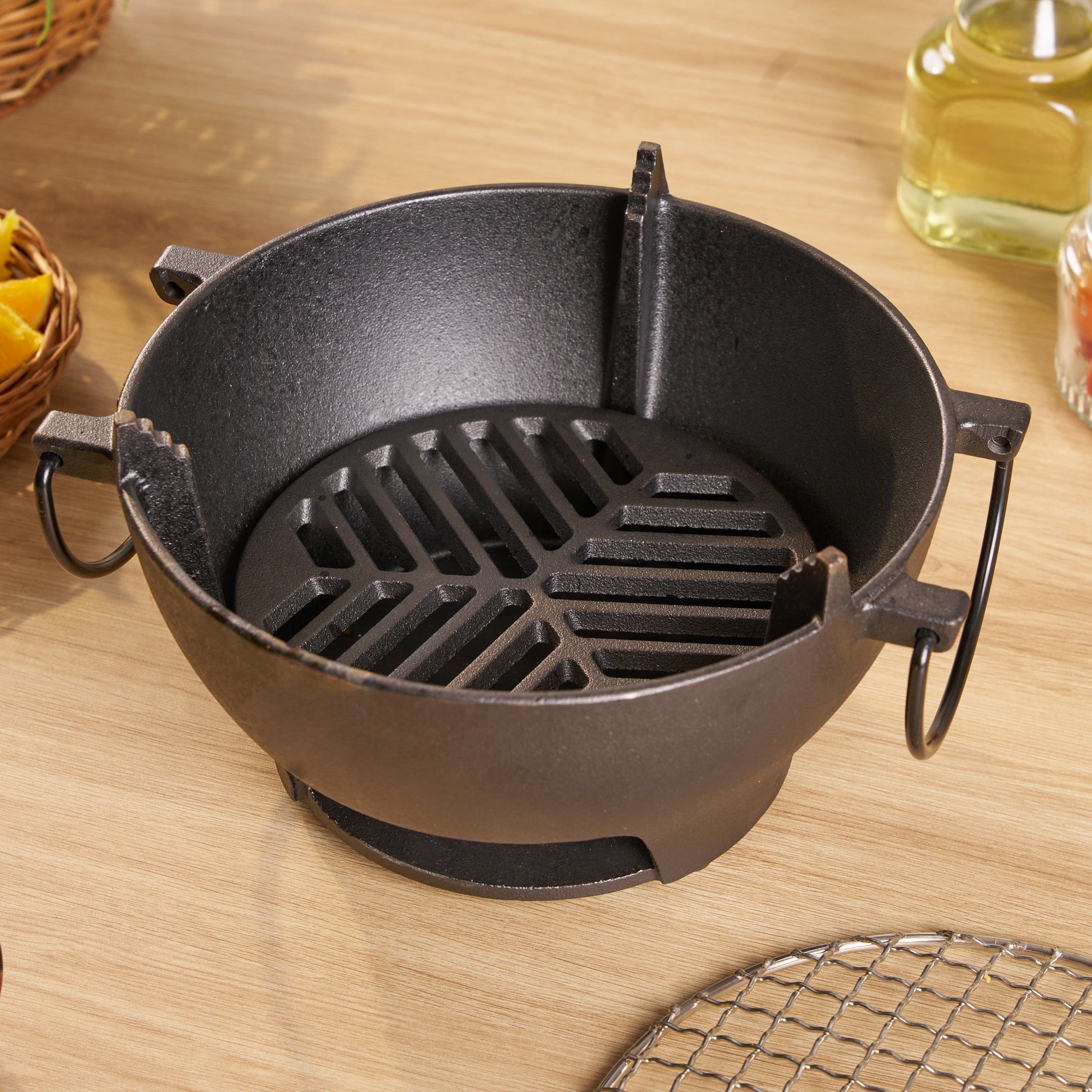 Multi-Functional Cast Iron Griller