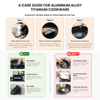 Titanium Non-Stick Induction Frying Pan with Glass Lid (24cm)