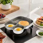 Titanium Ceramic 3-in-1 Breakfast Frying Pan