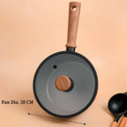 Multi-Purpose Titanium Non-Stick Cooking Pot with Lid (20cm)