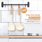Multi-Compartment Non-Stick Maifan Stone Cooking Pan