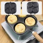 Multi-Hole Non-Stick Cast Iron Square Pancake Maker(19cm)