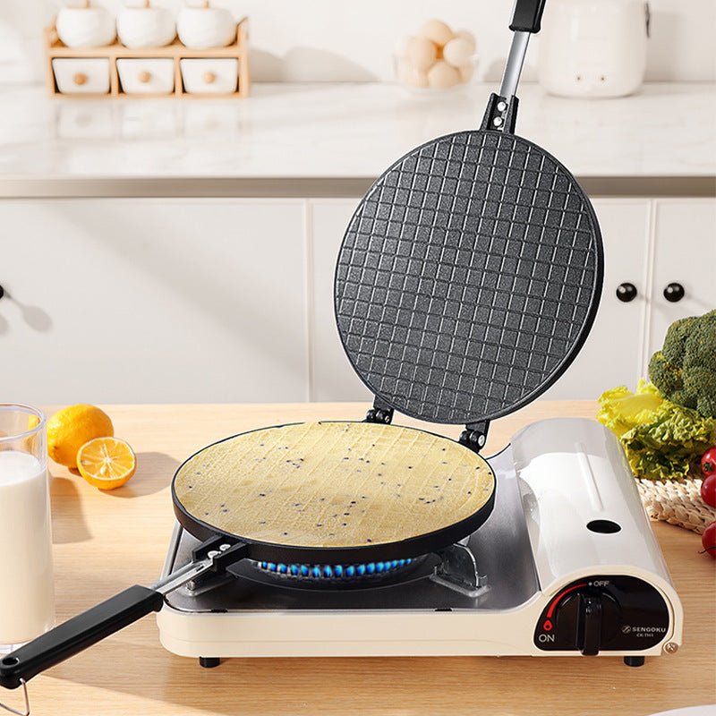 Portable Cast Aluminum Crepe & Egg Roll Pan