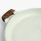 Non-Stick Aluminum Medical Stone Grill Pan(33cm)