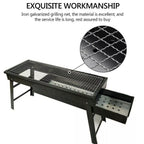 Portable Foldable Charcoal BBQ Grill