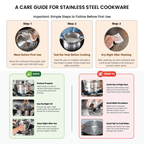 Multi-Purpose Stainless Steel Cooking & Steaming Pot (2Litre)